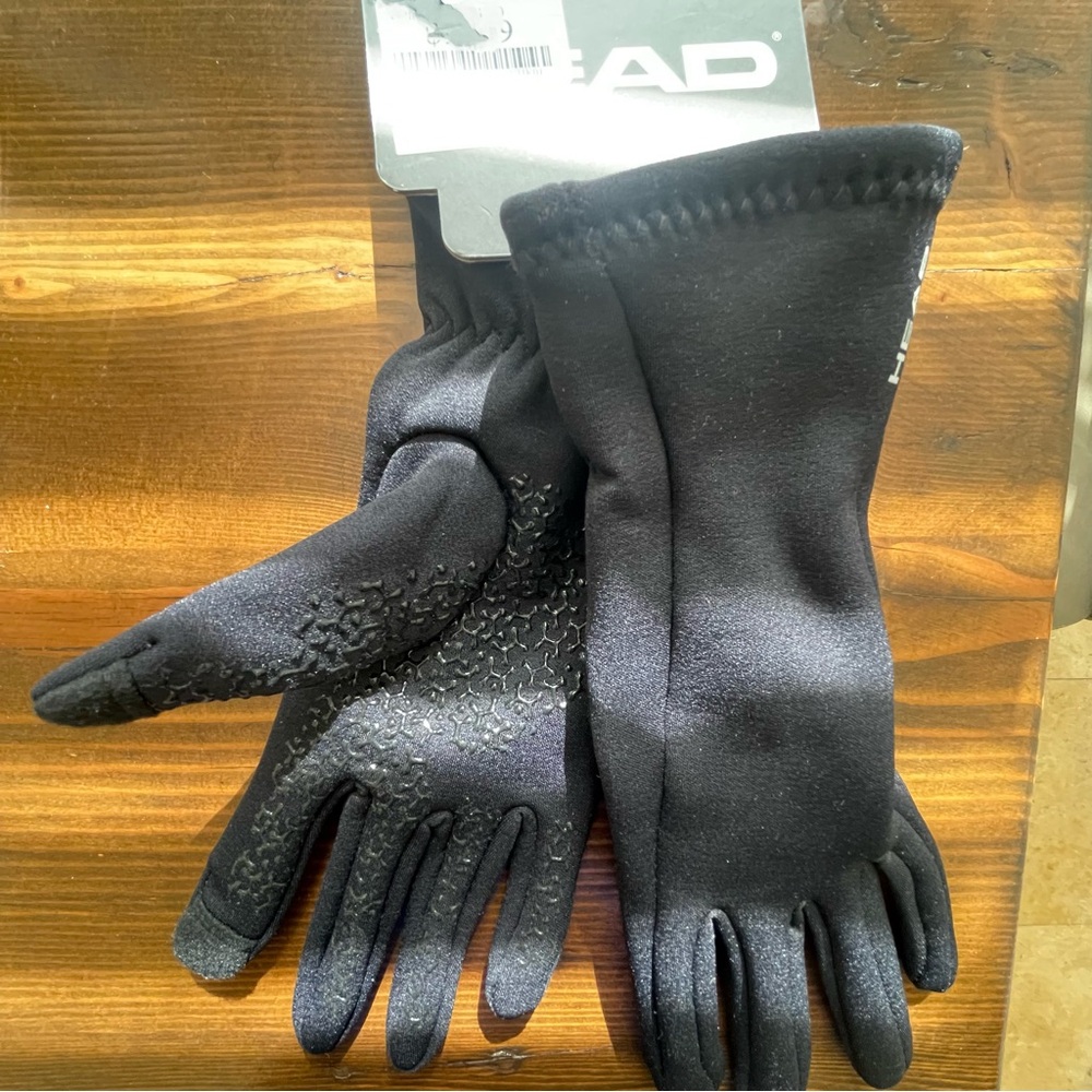 HEAD Black Gloves